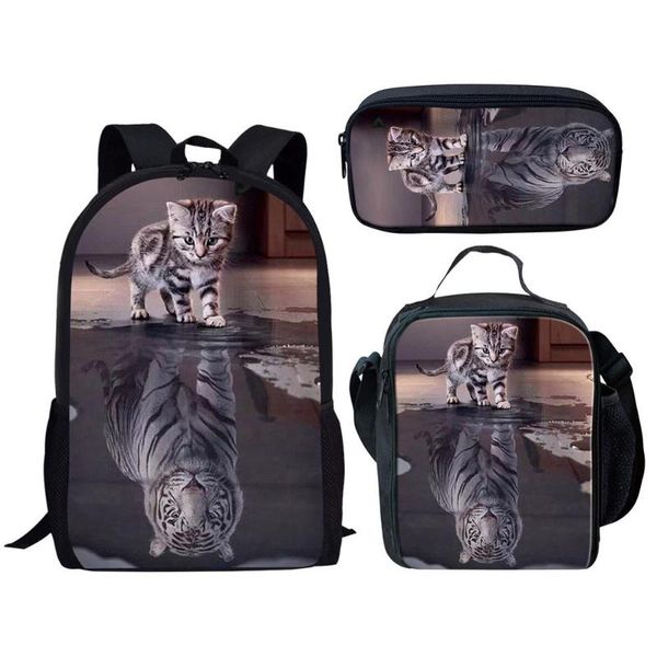 school bag boys girls funny 3d cat reflection tiger print children book bags shoulder backpack 3pcs/set kids students bookbag
school bag boys girls funny 3d cat reflection tiger print children book bags shoulder backpack 3pcs/set kids students bookbag