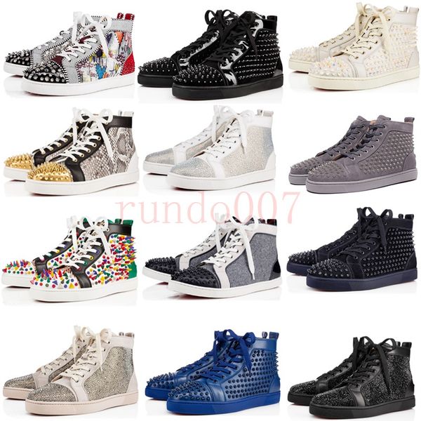 new Designer Luxury Mens Red Bottoms Shoes High help Christian Bottom Louboutin Krystal Spike Donna men Runner women Sneakers chaussures
new Designer Luxury Mens Red Bottoms Shoes High help Christian Bottom Louboutin Krystal Spike Donna men Runner women Sneakers chaussures