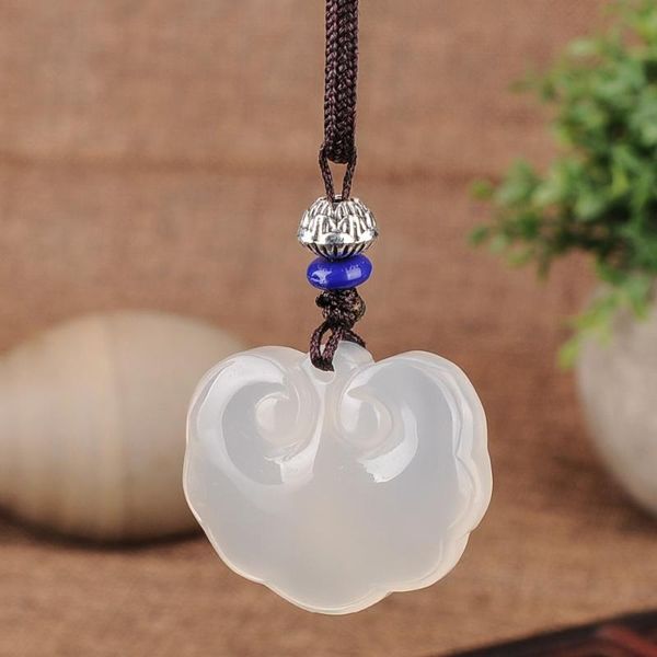 qianxu chalcedony jade necklace pendant hand carved lucky blessing necklace pendant fine jewelry, Silver
qianxu chalcedony jade necklace pendant hand carved lucky blessing necklace pendant fine jewelry, Silver