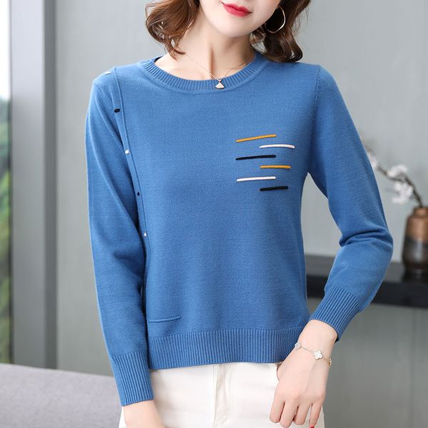 embroidered striped sweater women's casual loose side split knit base sweaters girl 2020 autumn and winter long sleeves pullover, White;black
embroidered striped sweater women's casual loose side split knit base sweaters girl 2020 autumn and winter long sleeves pullover, White;black