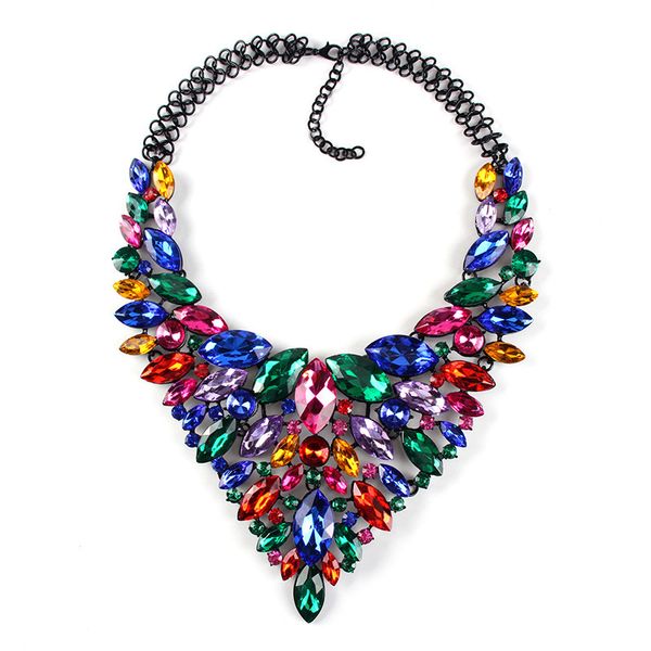 colorful gems big maxi necklaces for women fashion new luxury bridal statement jewelry collar choker necklaces & pendants ce3954 
colorful gems big maxi necklaces for women fashion new luxury bridal statement jewelry collar choker necklaces & pendants ce3954