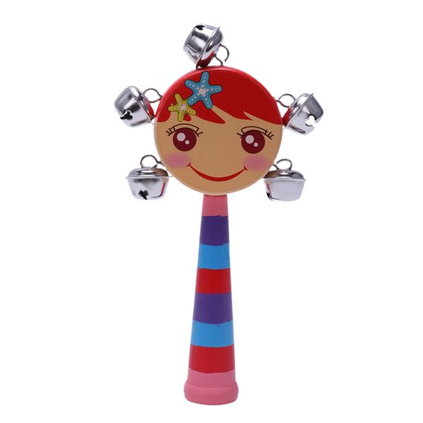 1pc baby kids rainbow wooden handle bell jingle stick shaker rattle toys shaper trinmmer shirts supplies
1pc baby kids rainbow wooden handle bell jingle stick shaker rattle toys shaper trinmmer shirts supplies