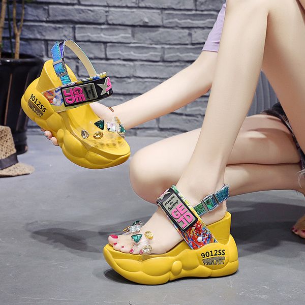 summer sandals for women are stylish and cute rhinestone roman sandals with thick wedge heels 34-39, Black
summer sandals for women are stylish and cute rhinestone roman sandals with thick wedge heels 34-39, Black