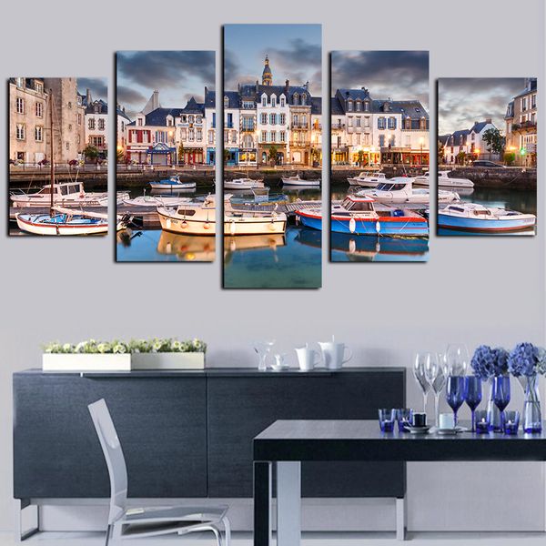 5 panels canvas wall art france city building boats sights poster print on canvas oil painting pictures wall artworks for living room decor
5 panels canvas wall art france city building boats sights poster print on canvas oil painting pictures wall artworks for living room decor