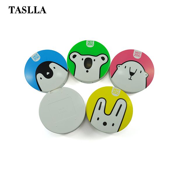 taslla cute contact lens case mini plastic round contact lens container mirror cover cartoon travel eyes case a8013, Silver
taslla cute contact lens case mini plastic round contact lens container mirror cover cartoon travel eyes case a8013, Silver