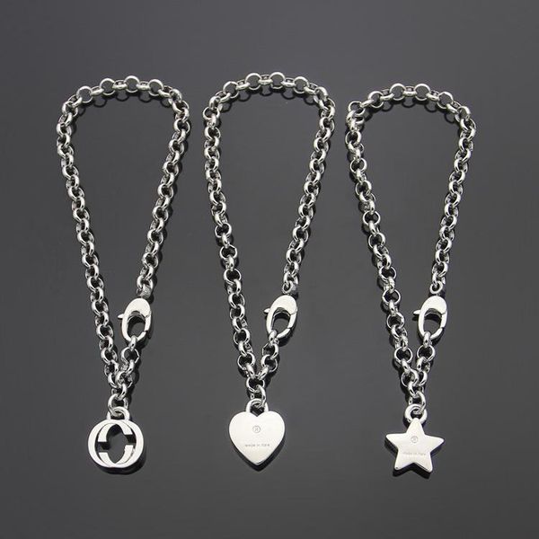 2020 designer fashion style g letter pentagram heart-shaped smooth bracelet gold version lovers 100 lap bracelet, Black
2020 designer fashion style g letter pentagram heart-shaped smooth bracelet gold version lovers 100 lap bracelet, Black