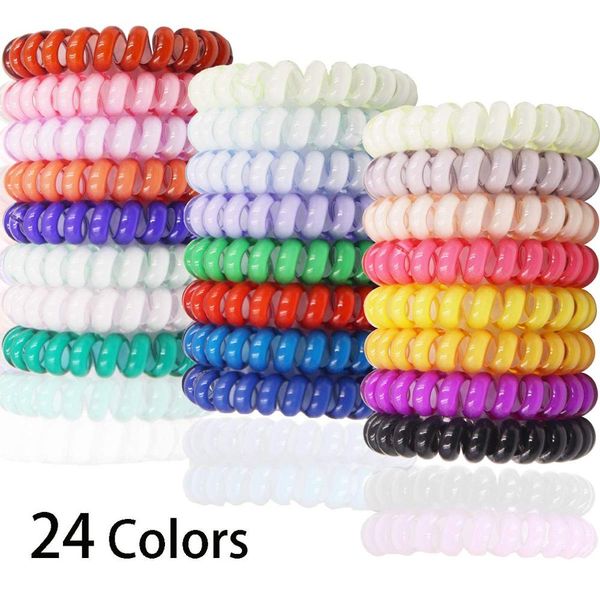 24 pcs spiral hair ties no crease, candy colors spiral telephone hair ties colorful accessories for women girl(24 pcs
24 pcs spiral hair ties no crease, candy colors spiral telephone hair ties colorful accessories for women girl(24 pcs