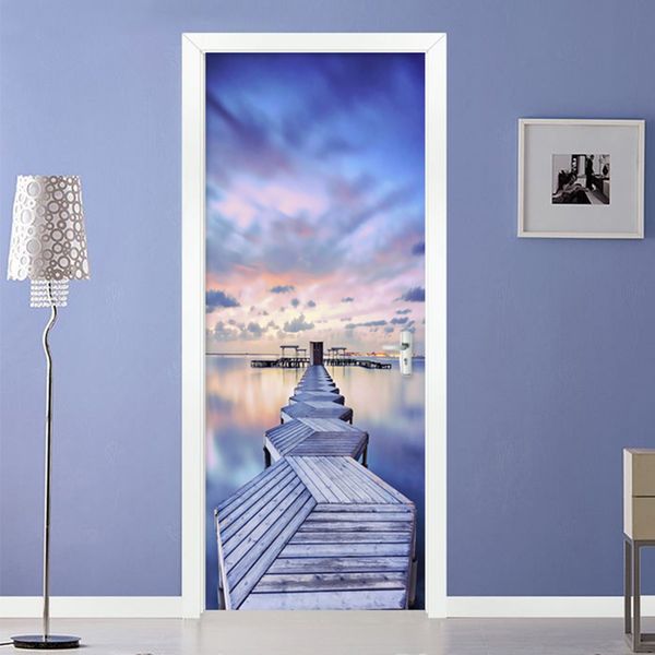 modern 3d blue sky sea view wood bridge door sticker living room bedroom creative p wall mural waterproof wallpaper 3d
modern 3d blue sky sea view wood bridge door sticker living room bedroom creative p wall mural waterproof wallpaper 3d