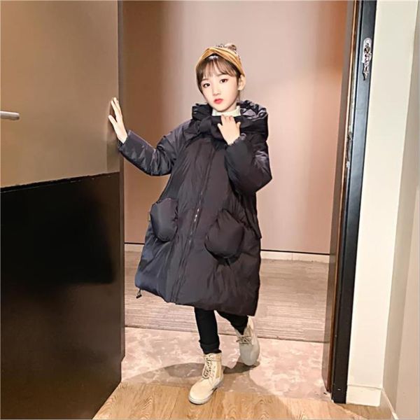 girls long down jackets winter new black thicken coat children loose fashion warm outerwear kids 4-14y ws1316, Blue;gray
girls long down jackets winter new black thicken coat children loose fashion warm outerwear kids 4-14y ws1316, Blue;gray