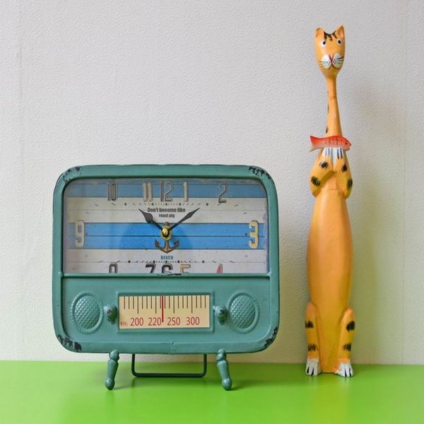 pokich european retro vintage radio type clock iron living room bedroom office reloj vintage decorated pendulum clock
pokich european retro vintage radio type clock iron living room bedroom office reloj vintage decorated pendulum clock