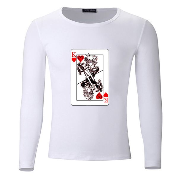 kingdom hearts big size students spring autumn t-shirt long sleeve men women boys girls t shirt tees kids tshirt, White;black
kingdom hearts big size students spring autumn t-shirt long sleeve men women boys girls t shirt tees kids tshirt, White;black
