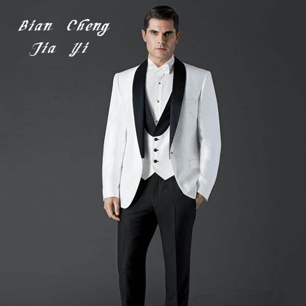 fashion white mens' wedding suits prom groom groomsmen tuxedos customed single-breasted party 3 pieces suits, White;black
fashion white mens' wedding suits prom groom groomsmen tuxedos customed single-breasted party 3 pieces suits, White;black