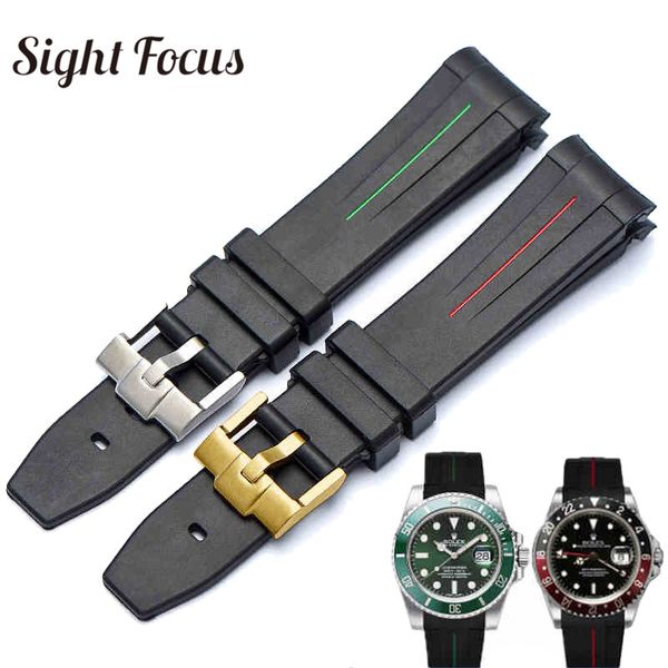 curved 20mm 21mm watch strap for black water ghost rubber watchband gmt strap male bracelets relogio masculino, Black;brown
curved 20mm 21mm watch strap for black water ghost rubber watchband gmt strap male bracelets relogio masculino, Black;brown