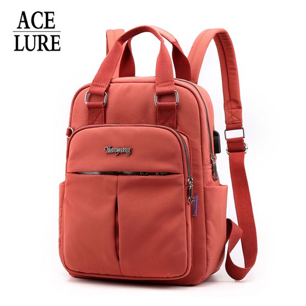 acelure anti theft usb charge nylon backpack waterproof school backpacks women school bag teenage girls travel bag pink bagpack
acelure anti theft usb charge nylon backpack waterproof school backpacks women school bag teenage girls travel bag pink bagpack