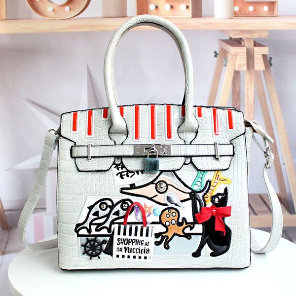 women bags leather patchwork embroidery handbag girl shoulder bag cross body messenger bag tote braccialini style seafood market
women bags leather patchwork embroidery handbag girl shoulder bag cross body messenger bag tote braccialini style seafood market