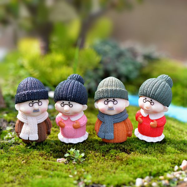 4pcs/lot mini grandpa and grandma ornament fairy garden miniatures gnome terrariums figurines for home decoration
4pcs/lot mini grandpa and grandma ornament fairy garden miniatures gnome terrariums figurines for home decoration