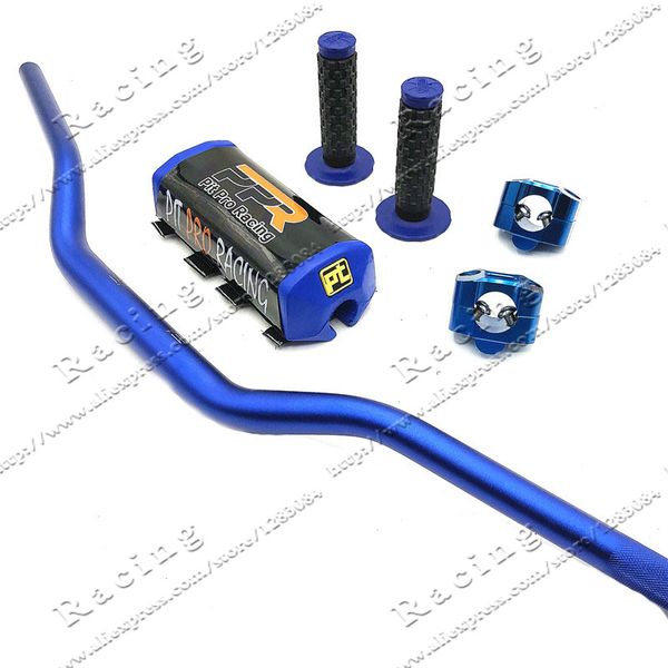 pit pro racing handlebar pads with handle grips handlebar clamp bar 1-1/8" pit bike motocross motorcycle blue
pit pro racing handlebar pads with handle grips handlebar clamp bar 1-1/8" pit bike motocross motorcycle blue