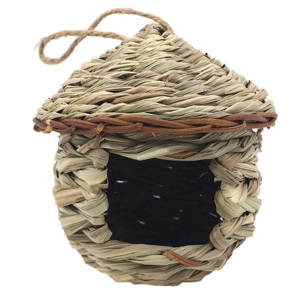 grass bird hut ,cozy resting place for birds,provides shelter from cold weather,hand woven bird houses nest perfect for finch
grass bird hut ,cozy resting place for birds,provides shelter from cold weather,hand woven bird houses nest perfect for finch