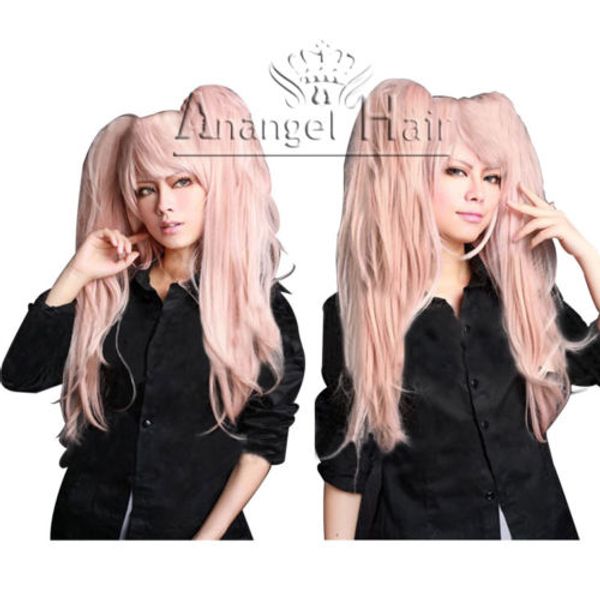 danganronpa junko enoshima cosplay wig long synthetic pink costume wavy wigs, Black
danganronpa junko enoshima cosplay wig long synthetic pink costume wavy wigs, Black