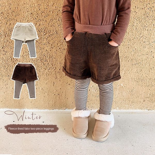 k2ewa children's trousers winter tight pants coat tight pants clothing 2019 girls striped fake two-piece leggings children's plush, Blue
k2ewa children's trousers winter tight pants coat tight pants clothing 2019 girls striped fake two-piece leggings children's plush, Blue
