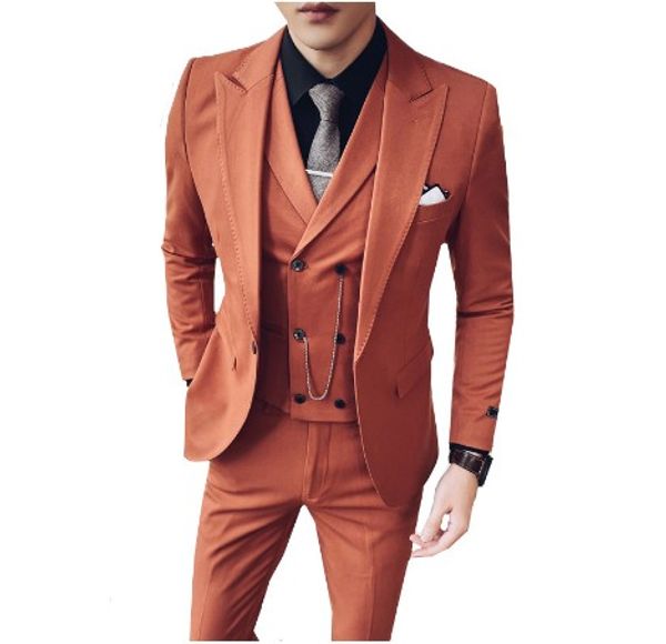 handsome groomsmen tuxedos mens wedding dress man jacket blazer prom dinner casual business (jacket+pants+vest) 3 pcs set, White;black
handsome groomsmen tuxedos mens wedding dress man jacket blazer prom dinner casual business (jacket+pants+vest) 3 pcs set, White;black