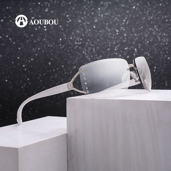 vintage rimless sunglasses women luxury diamond design white square frame brand with box dames y200420, White;black
vintage rimless sunglasses women luxury diamond design white square frame brand with box dames y200420, White;black