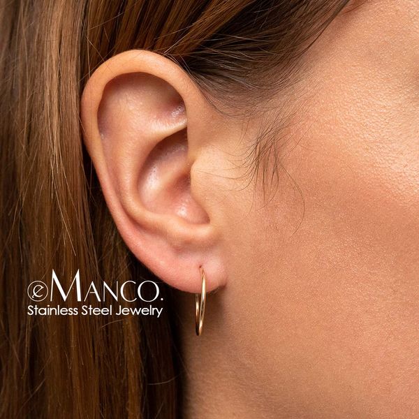 carlidana 20mm circle hoop earring women korean style thin stainless steel earring for women brand fashion jewelry, Golden;silver
carlidana 20mm circle hoop earring women korean style thin stainless steel earring for women brand fashion jewelry, Golden;silver