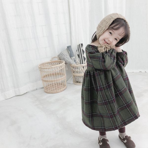 autumn winter cute girls fashion puff sleeve plaid long dresses baby kids fashion wollen casual all-match princess dress t200104, Red;yellow
autumn winter cute girls fashion puff sleeve plaid long dresses baby kids fashion wollen casual all-match princess dress t200104, Red;yellow