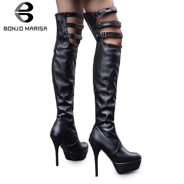 bonjomarisa new 32-46 over the knee thigh high boots women 2019 autumn high heels party evening shoes woman platform boots, Black
bonjomarisa new 32-46 over the knee thigh high boots women 2019 autumn high heels party evening shoes woman platform boots, Black