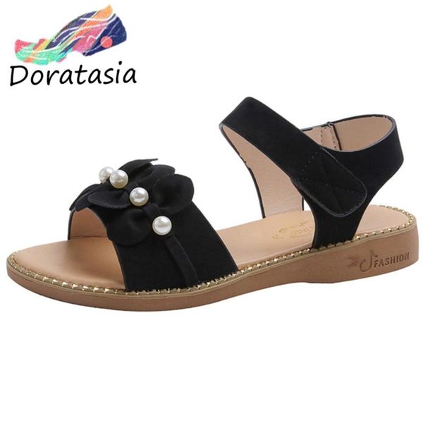 doratasia sweet women solid casual beach flat shoes 2020 summer sandals women butterfly knot pearl hook loop sandals, Black
doratasia sweet women solid casual beach flat shoes 2020 summer sandals women butterfly knot pearl hook loop sandals, Black