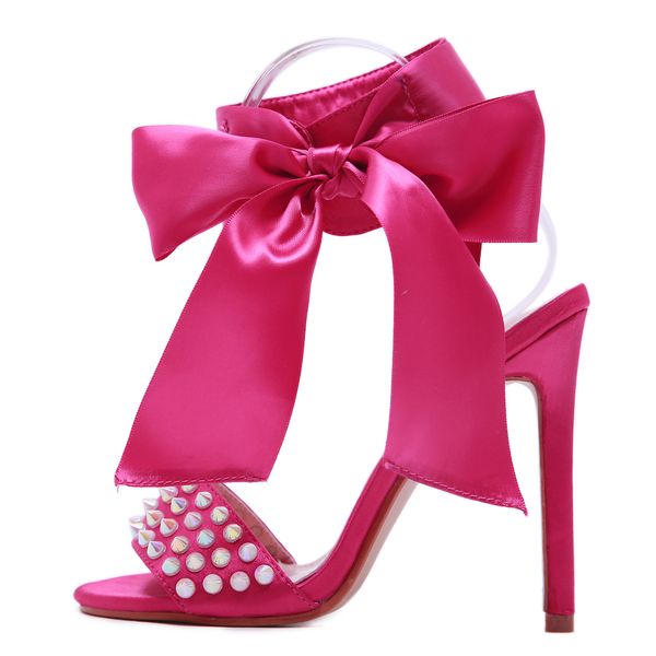 plus size 35 to 42 women designer high heels luxury black pink satin bow rivets rhinestone sandals cs10
plus size 35 to 42 women designer high heels luxury black pink satin bow rivets rhinestone sandals cs10