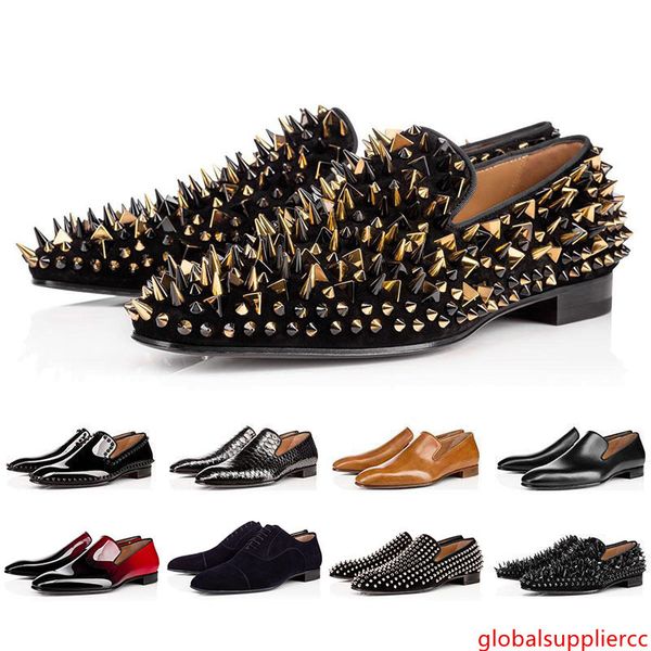 luxury bottom designer s studded spikes brand mens dress shoes leather men party wedding lover sports sneakers 39-47
luxury bottom designer s studded spikes brand mens dress shoes leather men party wedding lover sports sneakers 39-47