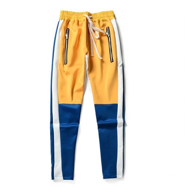 justin bieber stripes splice men pants hip hop fashion pocket side zipper jogger pants 3 style men's clothing, Black
justin bieber stripes splice men pants hip hop fashion pocket side zipper jogger pants 3 style men's clothing, Black