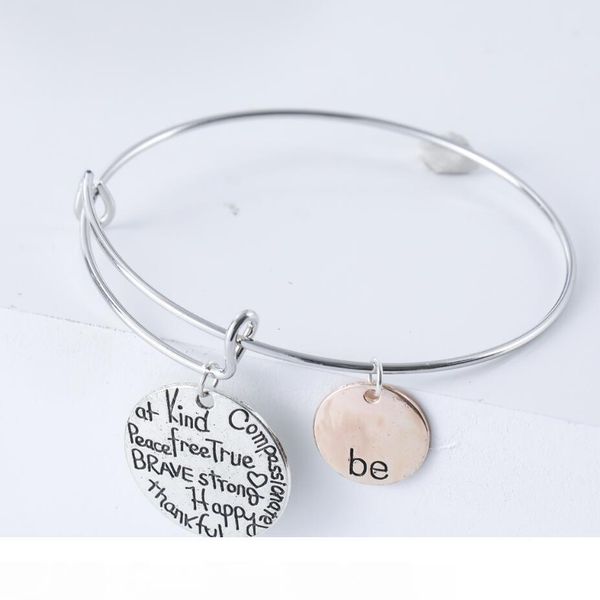 two-tone "be" happy charm bracelets charms bangle be friend brave happy strong bangles jewelry sell, Golden;silver
two-tone "be" happy charm bracelets charms bangle be friend brave happy strong bangles jewelry sell, Golden;silver