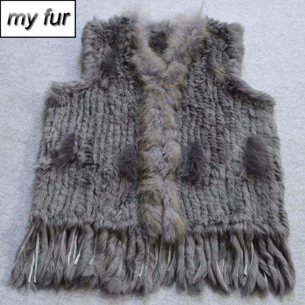 women natural real fur vest spring autumn knit tassel real fur gilet genuine raccoon collar waistcoat, Black
women natural real fur vest spring autumn knit tassel real fur gilet genuine raccoon collar waistcoat, Black