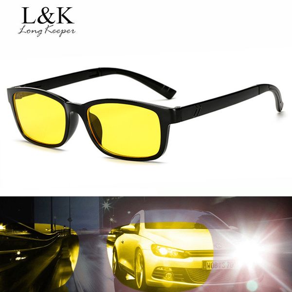 long keeper mens driving protection glasses frame yellow night vision lens eye glasses square ladies eyewears gafas de grau, Black
long keeper mens driving protection glasses frame yellow night vision lens eye glasses square ladies eyewears gafas de grau, Black