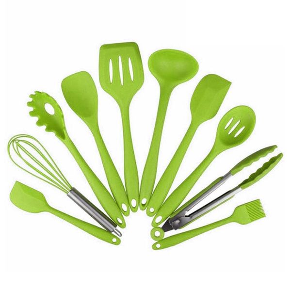 10 pcs kitchenware silicone heat resistant kitchen cooking utensils non-stick baking tool cooking tool sets other kitchen dining bar
10 pcs kitchenware silicone heat resistant kitchen cooking utensils non-stick baking tool cooking tool sets other kitchen dining bar