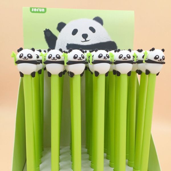 36 pcs/lot panda gel pen for writing cute 0.5 mm black ink signature pen school office supplies promotional gift
36 pcs/lot panda gel pen for writing cute 0.5 mm black ink signature pen school office supplies promotional gift