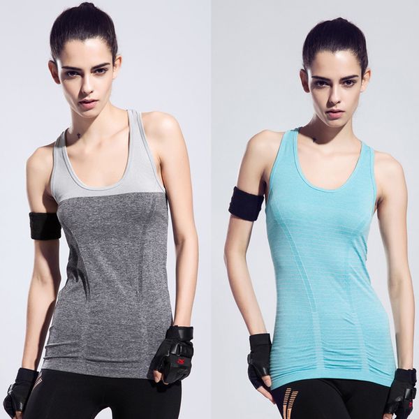 2020 new arrival 5 colours women yoga shirts elastic breathable quick dry gym fitness vest yoga tank running underwear, White;red
2020 new arrival 5 colours women yoga shirts elastic breathable quick dry gym fitness vest yoga tank running underwear, White;red