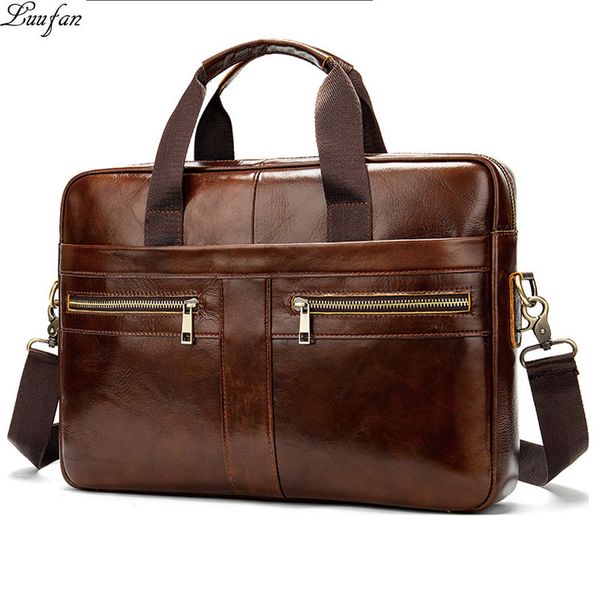 genuine leather men business briefcase 15inch laphandbag big capacity cowhide shoulder messenge bag for male tote
genuine leather men business briefcase 15inch laphandbag big capacity cowhide shoulder messenge bag for male tote