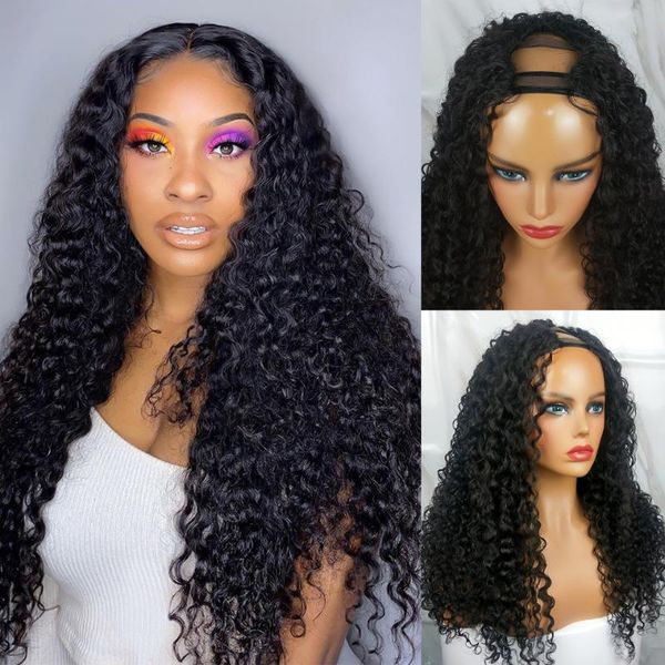 lace wigs u part wig human hair brazilian for black women deep curly 12-30 inch west kiss remy, Black;brown
lace wigs u part wig human hair brazilian for black women deep curly 12-30 inch west kiss remy, Black;brown
