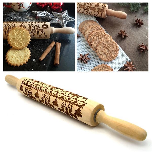 christmas wooden rolling pins engraved embossing rolling pin with christmas symbols snowflake for baking embossed cookies
christmas wooden rolling pins engraved embossing rolling pin with christmas symbols snowflake for baking embossed cookies