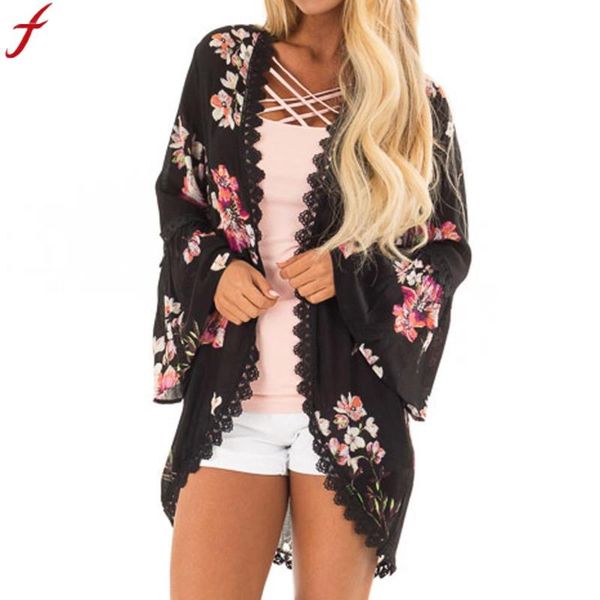 vintage female man kimono cardigan 2020 flower print lace coat suit kimono fashion long sleeve chiffon blouse and shirt, White
vintage female man kimono cardigan 2020 flower print lace coat suit kimono fashion long sleeve chiffon blouse and shirt, White