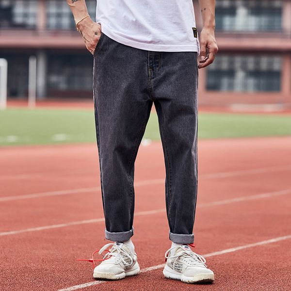 2019 spring and autumn season sunset harajuku dark jeans men's loose straighter leisure pants mw300, Blue
2019 spring and autumn season sunset harajuku dark jeans men's loose straighter leisure pants mw300, Blue
