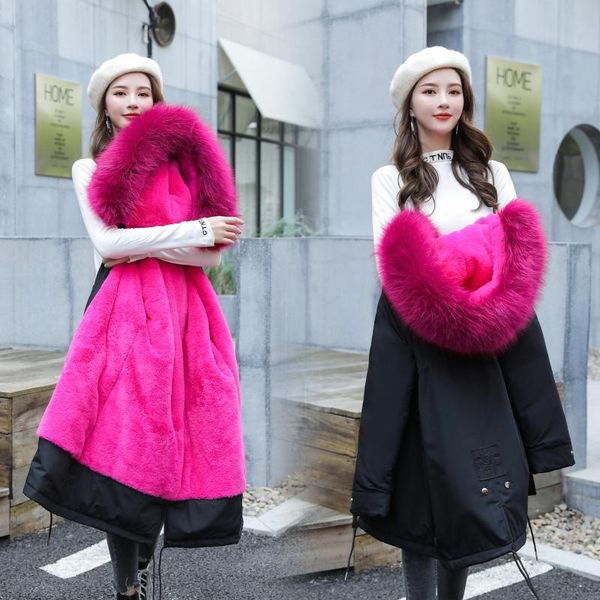 samgpilee new women long coat autumn winter warm thicken fur lining parkas female winter jacket women outwear plus size s-6xl, Black
samgpilee new women long coat autumn winter warm thicken fur lining parkas female winter jacket women outwear plus size s-6xl, Black