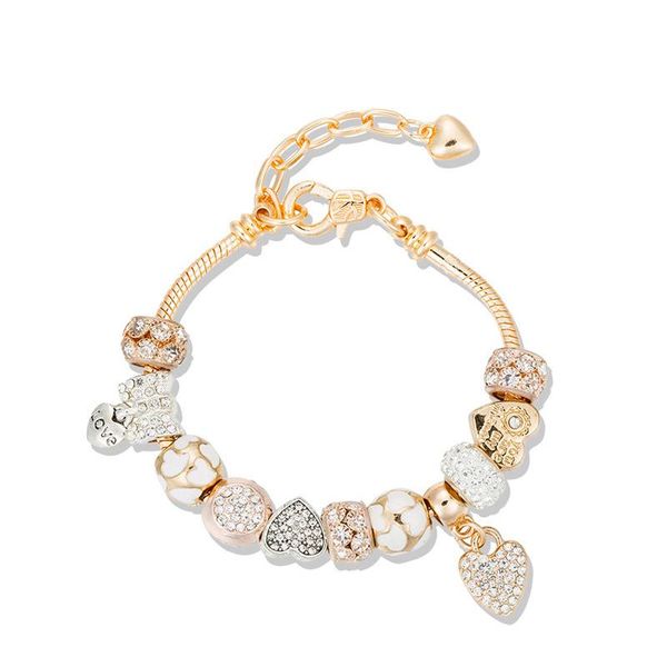 fit pandora европейская мода pan family set бриллиантовый браслет slay slay темперамент diy стеклянный жемчужный браслет в форме сердца куло, Black
fit pandora европейская мода pan family set бриллиантовый браслет slay slay темперамент diy стеклянный жемчужный браслет в форме сердца куло, Black