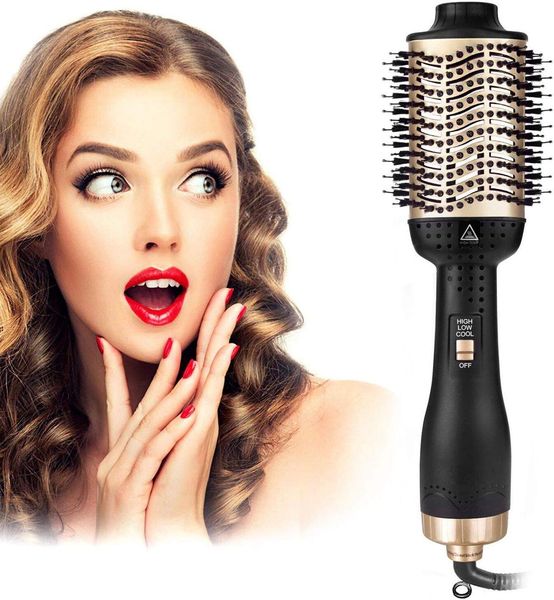 professional one step hair dryer brush volumizer 2 in 1 curler and straightener smooth frizz negative ion air brushes salon
professional one step hair dryer brush volumizer 2 in 1 curler and straightener smooth frizz negative ion air brushes salon