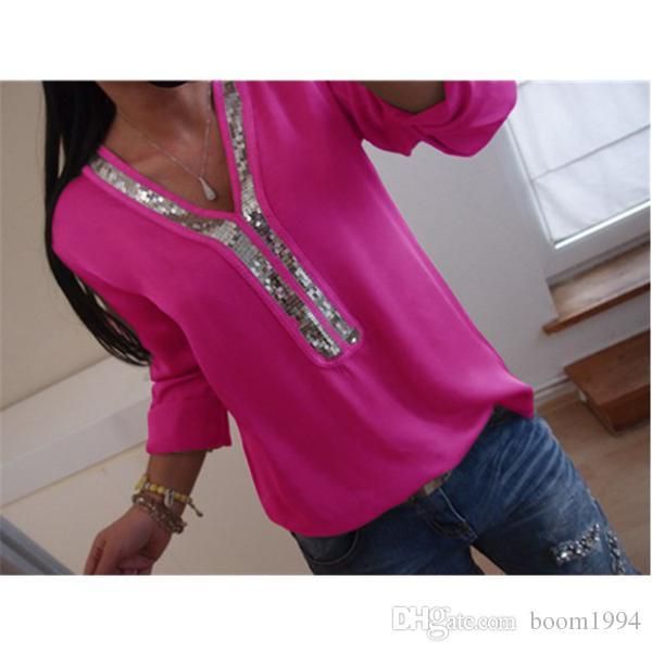 women t-shirt long sleeve splicing v-neck women oversize easy clothes 2020 hugely popular solid multi-color women shirt, White
women t-shirt long sleeve splicing v-neck women oversize easy clothes 2020 hugely popular solid multi-color women shirt, White