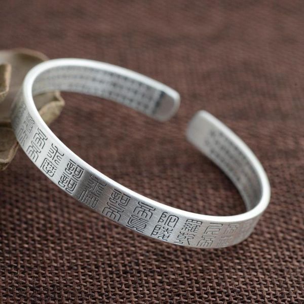 999 pure silver буддийской сутра сердца открыть браслеты для женщин для мужчин подарочной религиозных ювелирных изделий 18cm браслет рождест, Black
999 pure silver буддийской сутра сердца открыть браслеты для женщин для мужчин подарочной религиозных ювелирных изделий 18cm браслет рождест, Black