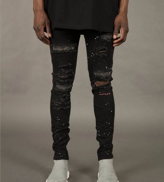 mens vogue 19ss biker jeans street harajuku male hip hop skateboard jean pants male ripped jeans, Blue
mens vogue 19ss biker jeans street harajuku male hip hop skateboard jean pants male ripped jeans, Blue